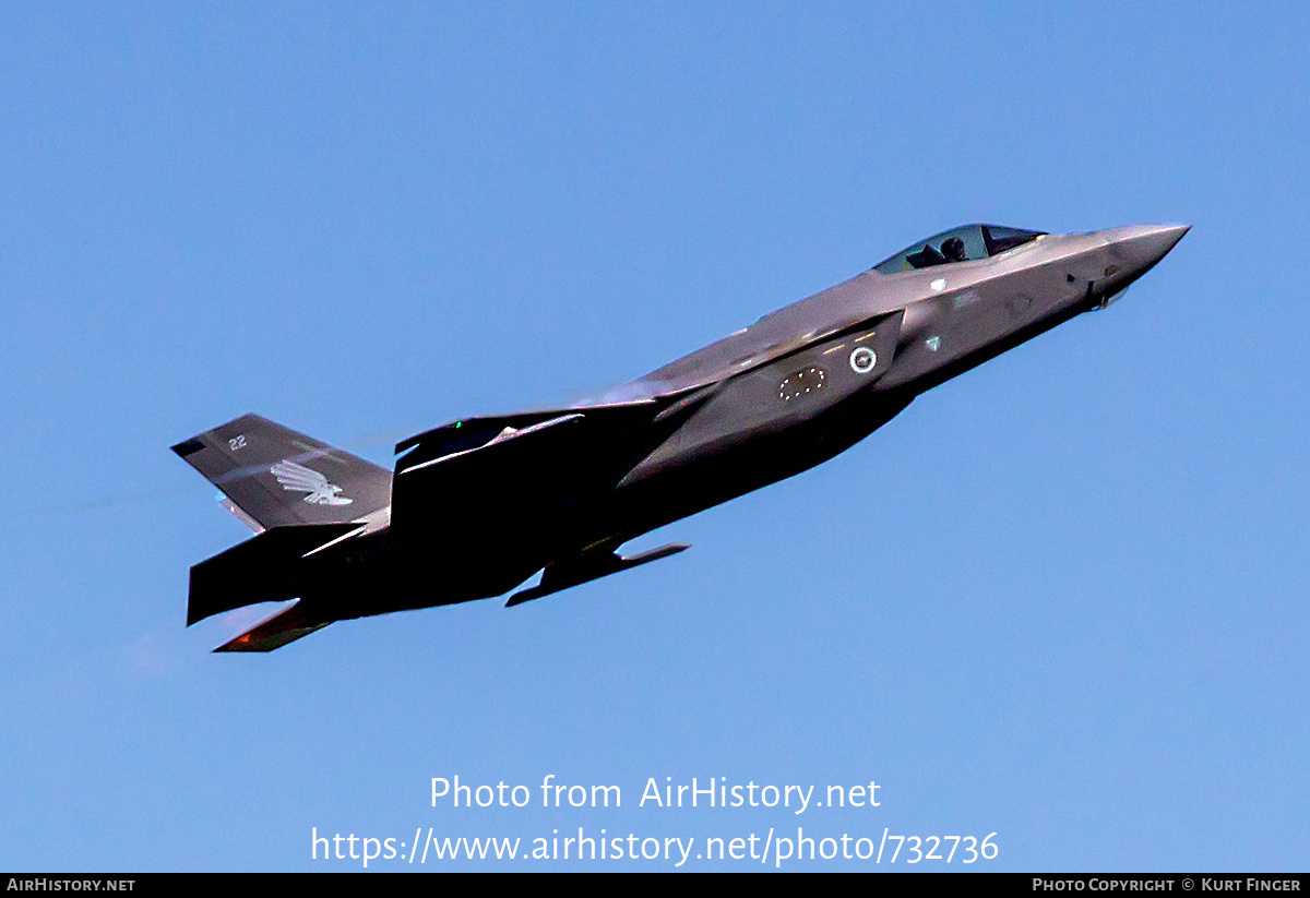 Aircraft Photo of A35-022 | Lockheed Martin F-35A Lightning II | Australia - Air Force | AirHistory.net #732736