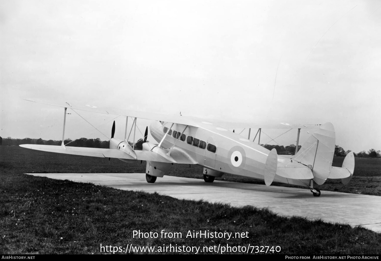 Aircraft Photo of G-ADYH | De Havilland D.H. 86A Express | UK - Air Force | AirHistory.net #732740