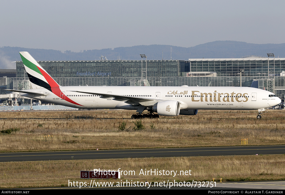 Aircraft Photo of A6-ENY | Boeing 777-31H/ER | Emirates | AirHistory.net #732751