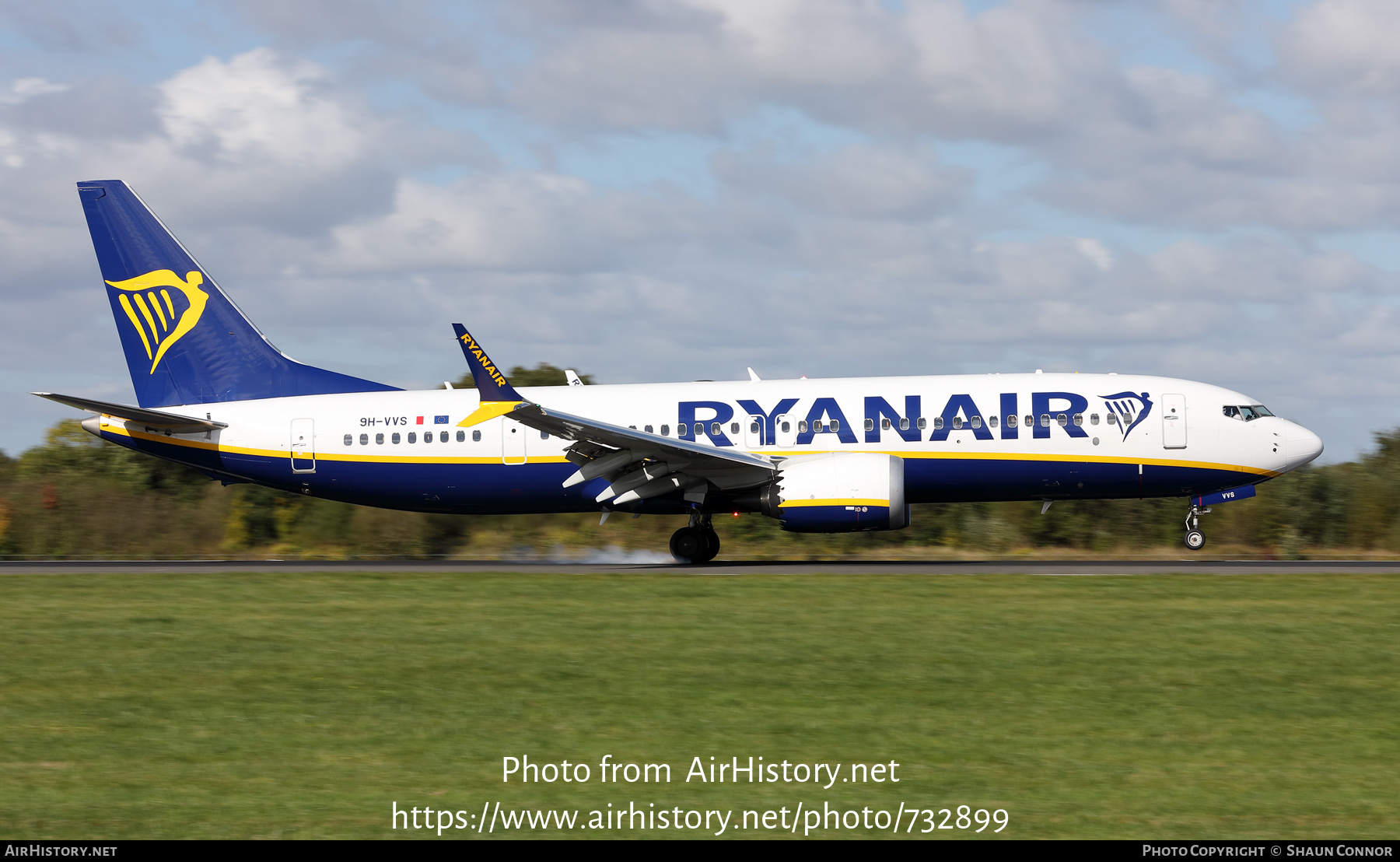 Aircraft Photo of 9H-VVS | Boeing 737-8200 Max 200 | Ryanair | AirHistory.net #732899