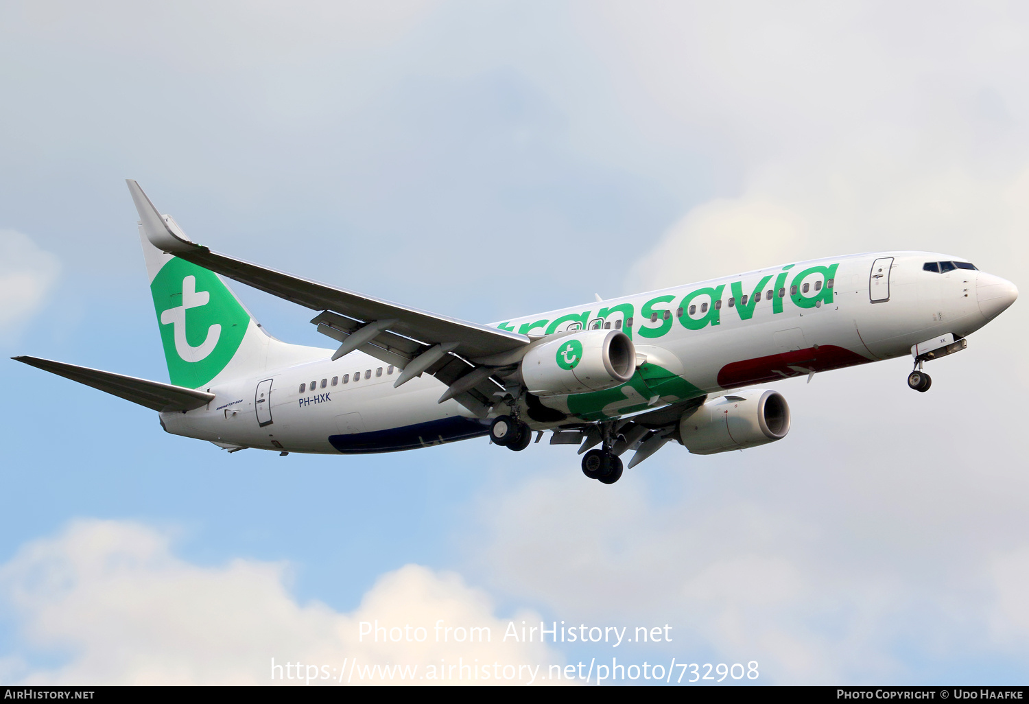 Aircraft Photo of PH-HXK | Boeing 737-800 | Transavia | AirHistory.net #732908