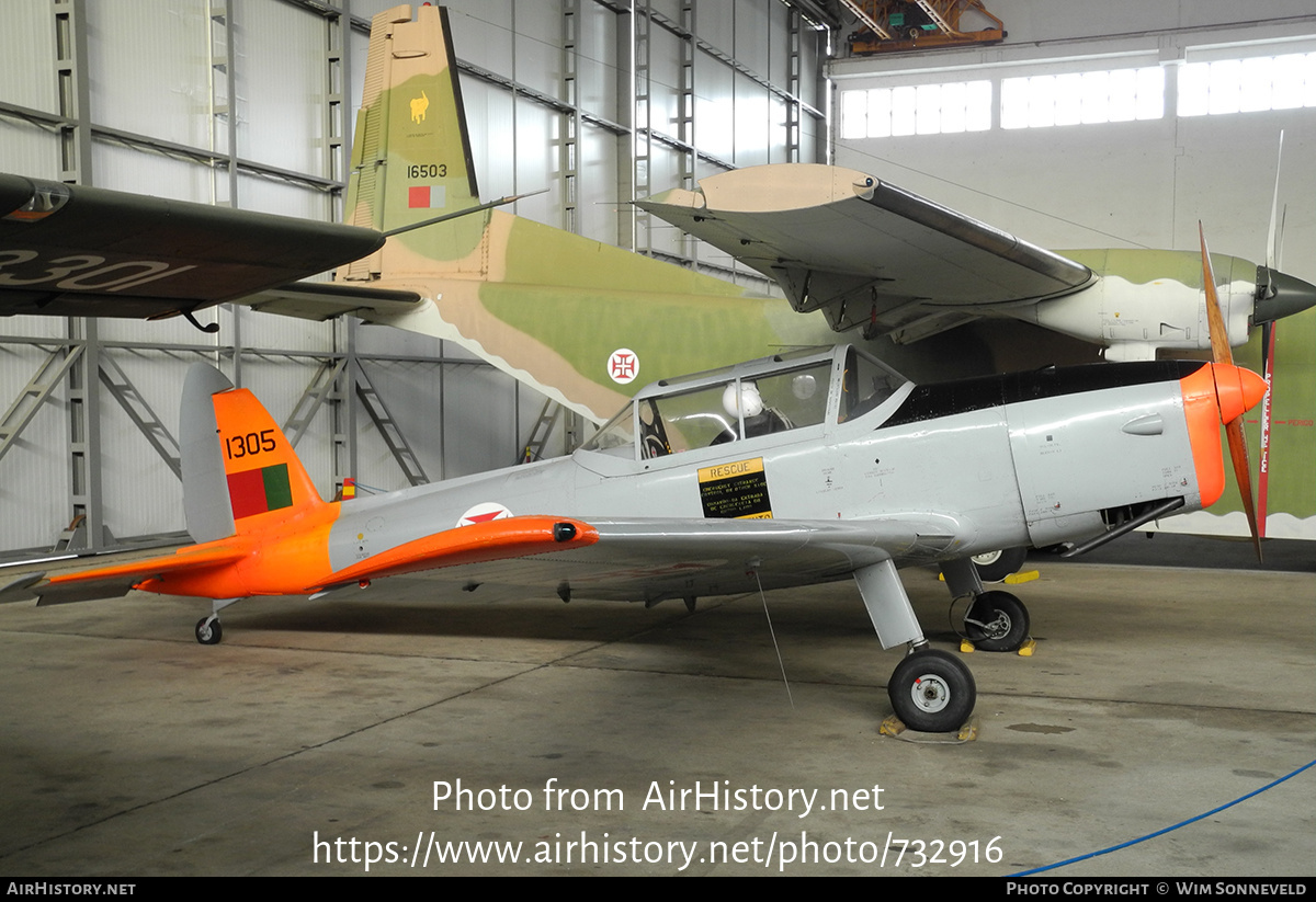 Aircraft Photo of 1305 | De Havilland Canada DHC-1 Chipmunk Mk20 | Portugal - Air Force | AirHistory.net #732916