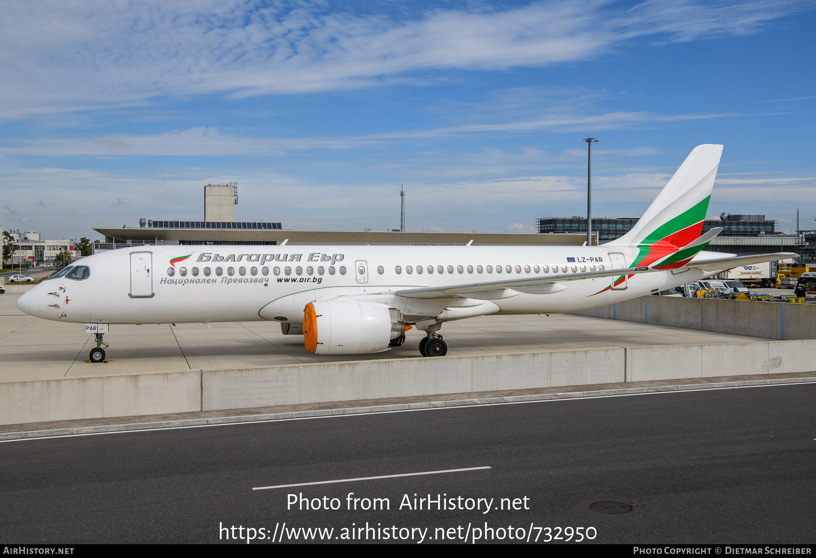 Aircraft Photo of LZ-PAR | Airbus A220-371 (BD-500-1A11) | Bulgaria Air | AirHistory.net #732950