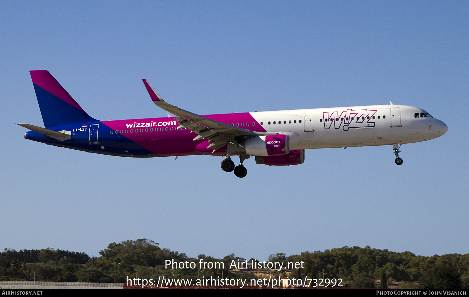 Aircraft Photo of HA-LXS | Airbus A321-231 | Wizz Air | AirHistory.net #732992