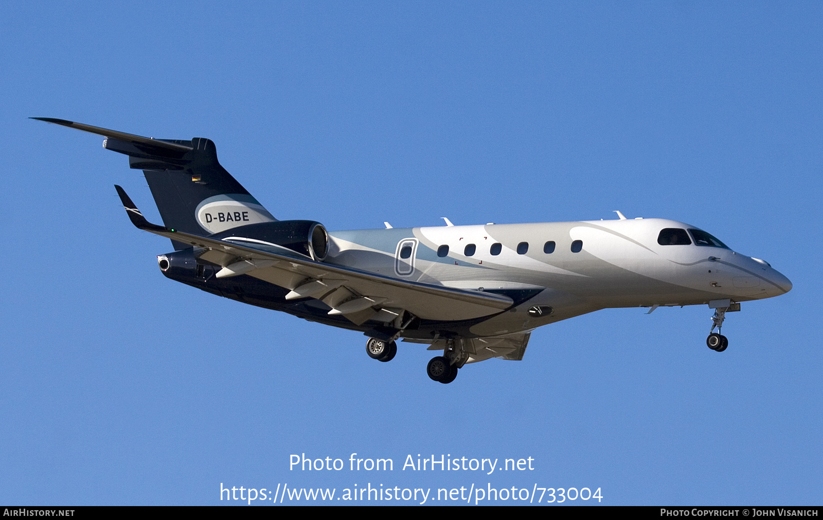 Aircraft Photo of D-BABE | Embraer EMB-550 Legacy 500 | AirHistory.net #733004