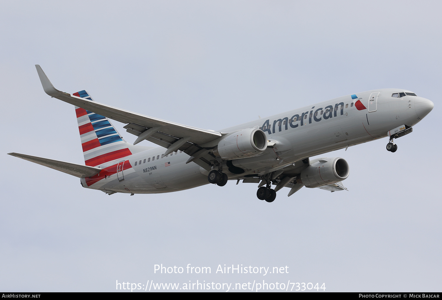 Aircraft Photo of N829NN | Boeing 737-823 | American Airlines | AirHistory.net #733044