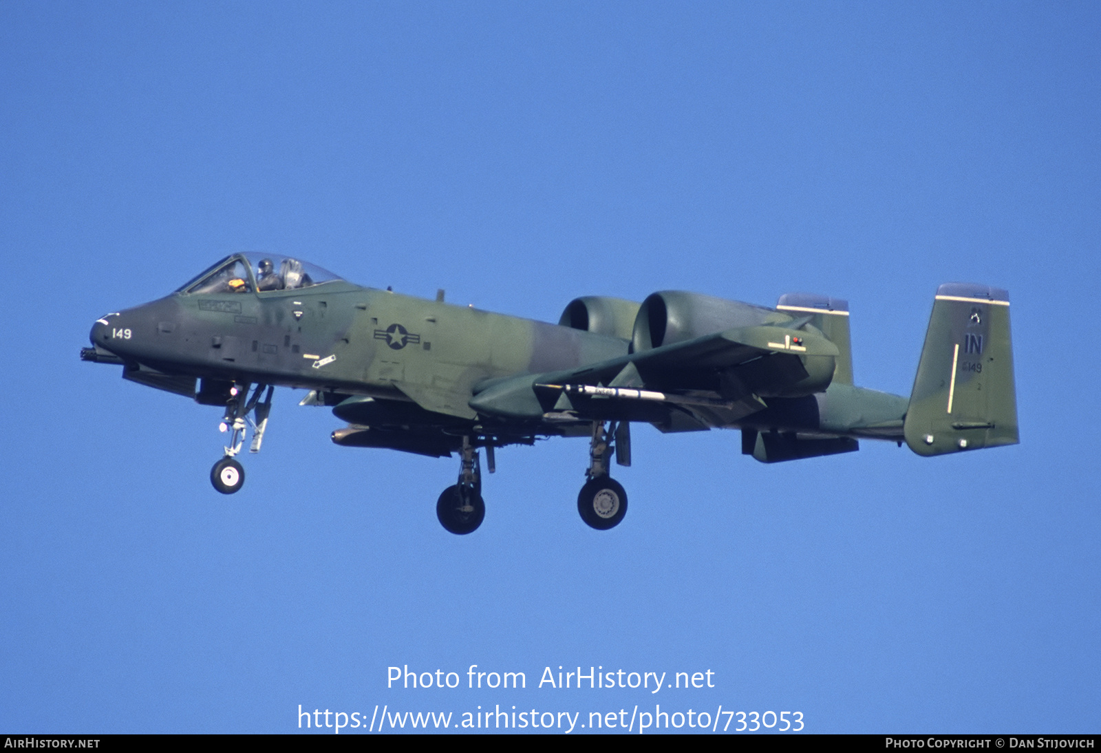 Aircraft Photo of 80-0149 / AF80-149 | Fairchild A-10A Thunderbolt II | USA - Air Force | AirHistory.net #733053