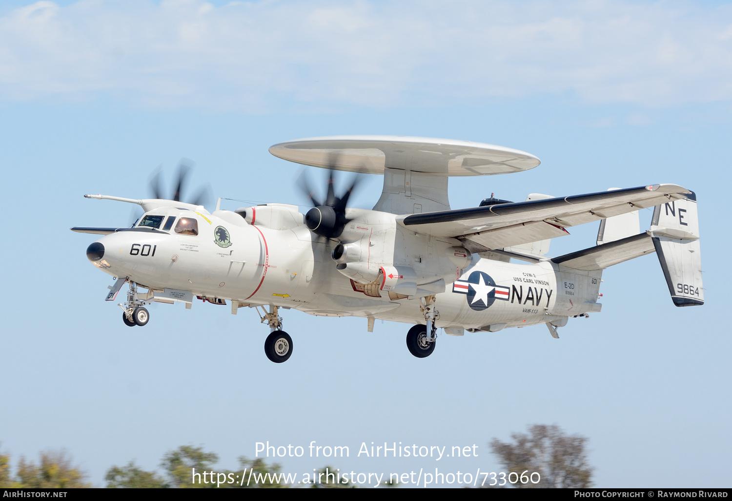 Aircraft Photo of 169864 / 9864 | Northrop Grumman E-2D Hawkeye | USA - Navy | AirHistory.net #733060