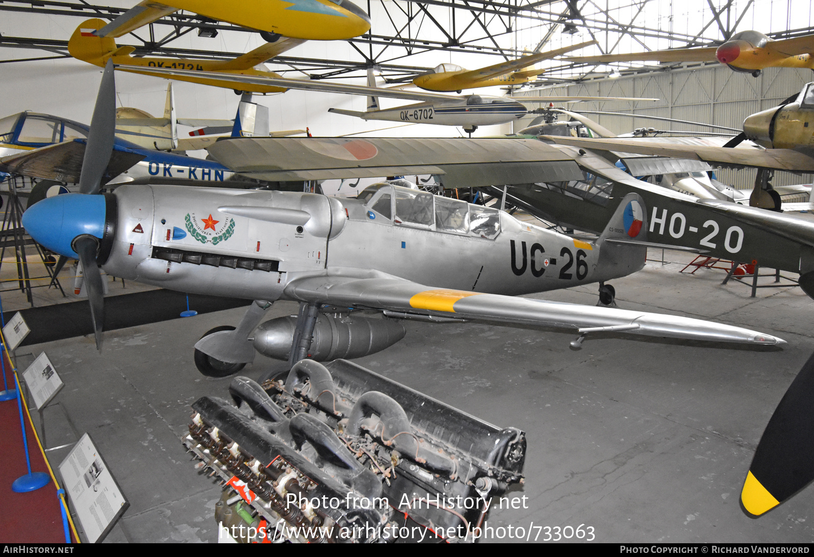 Aircraft Photo of UC-26 | Messerschmitt Bf-109G-12 (Avia CS-199) | Czechoslovakia - Air Force | AirHistory.net #733063