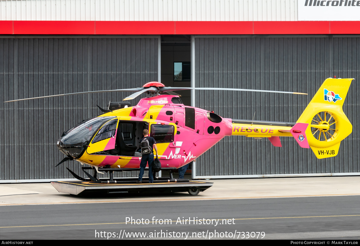 Aircraft Photo of VH-VJB | Eurocopter EC-135P-2+ | Microflite Helicopter Services | AirHistory.net #733079