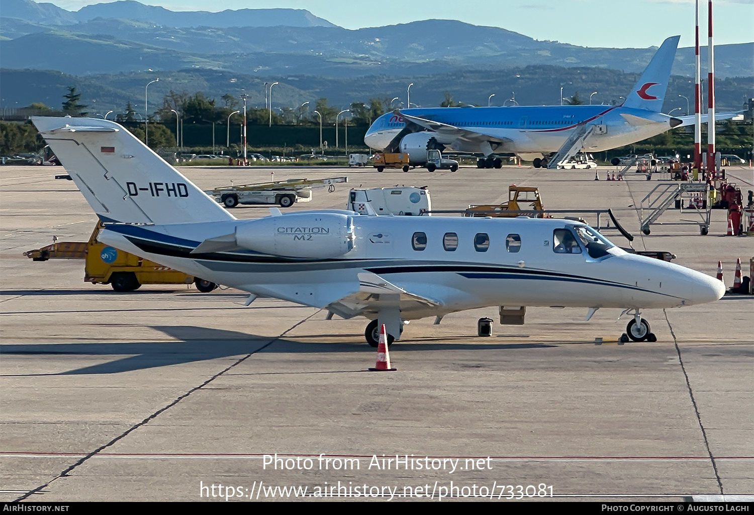 Aircraft Photo of D-IFHD | Cessna 525 CitationJet M2 | AirHistory.net #733081