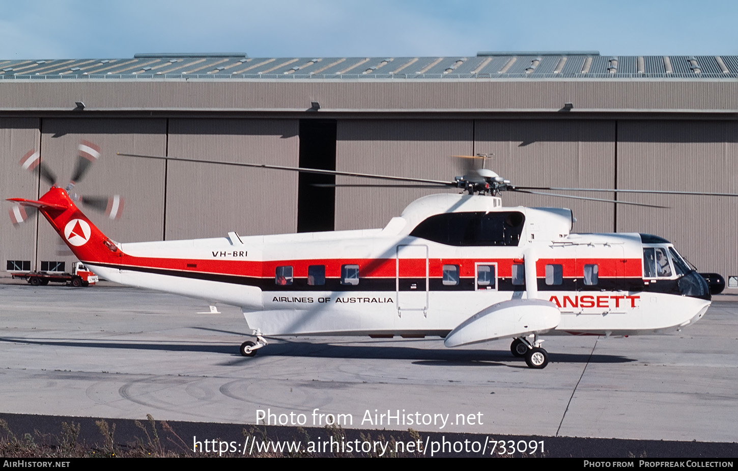 Aircraft Photo of VH-BRI | Sikorsky S-61N | Ansett Airlines of Australia | AirHistory.net #733091