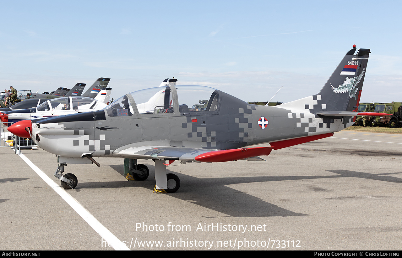 Aircraft Photo of 54011 | Utva Lasta 95 | Serbia - Air Force | AirHistory.net #733112