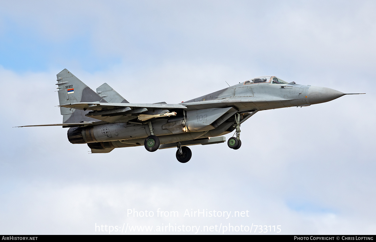 Aircraft Photo of 18102 | Mikoyan-Gurevich L-18 | Serbia - Air Force | AirHistory.net #733115