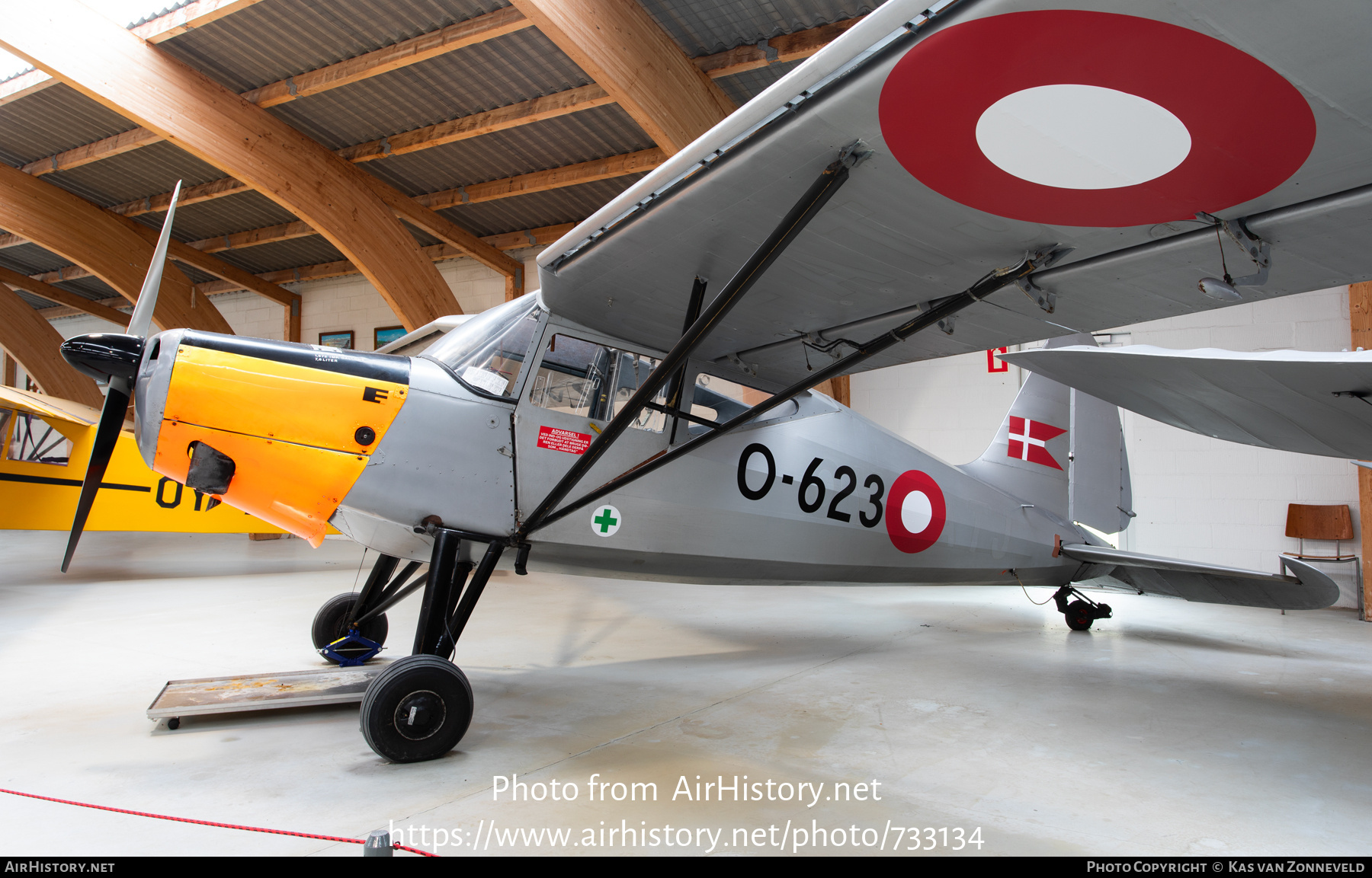 Aircraft Photo of OY-ATJ / O-623 | SAI KZ VII U-8 Lærke | Denmark - Air Force | AirHistory.net #733134