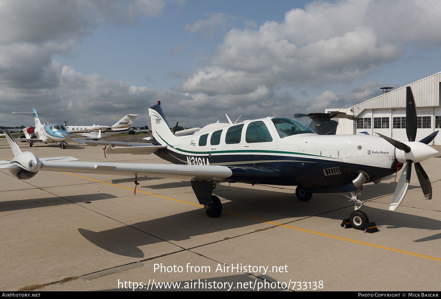 Aircraft Photo of N3191A | Raytheon A36TP Propjet Bonanza | AirHistory.net #733138