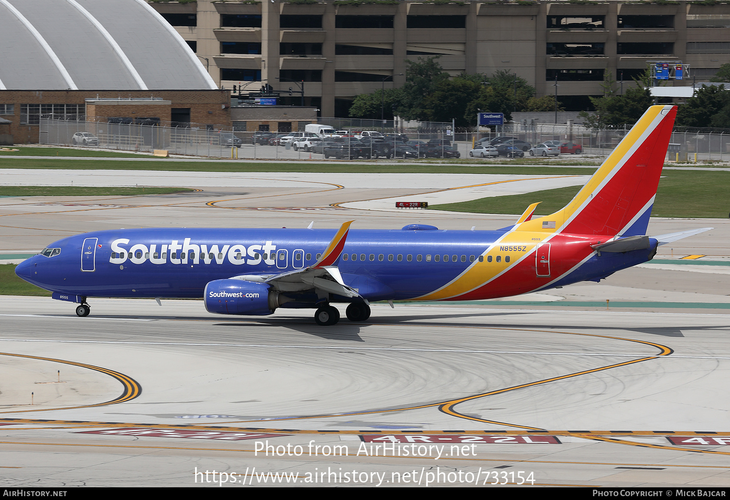 Aircraft Photo of N8555Z | Boeing 737-800 | Southwest Airlines | AirHistory.net #733154