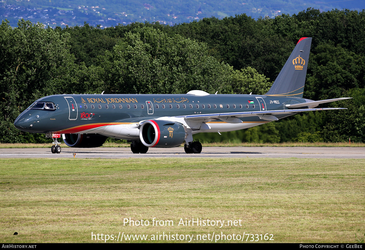 Aircraft Photo of JY-REC | Embraer 190-E2 (ERJ-190-300) | Royal Jordanian Airlines | AirHistory.net #733162