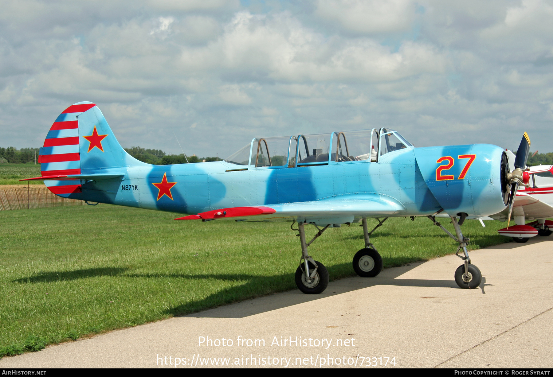 Aircraft Photo of N27YK | Yakovlev Yak-52 | Soviet Union - Air Force | AirHistory.net #733174