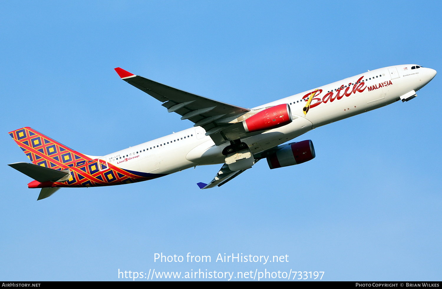 Aircraft Photo of 9M-LFG | Airbus A330-343 | Batik Air Malaysia | AirHistory.net #733197