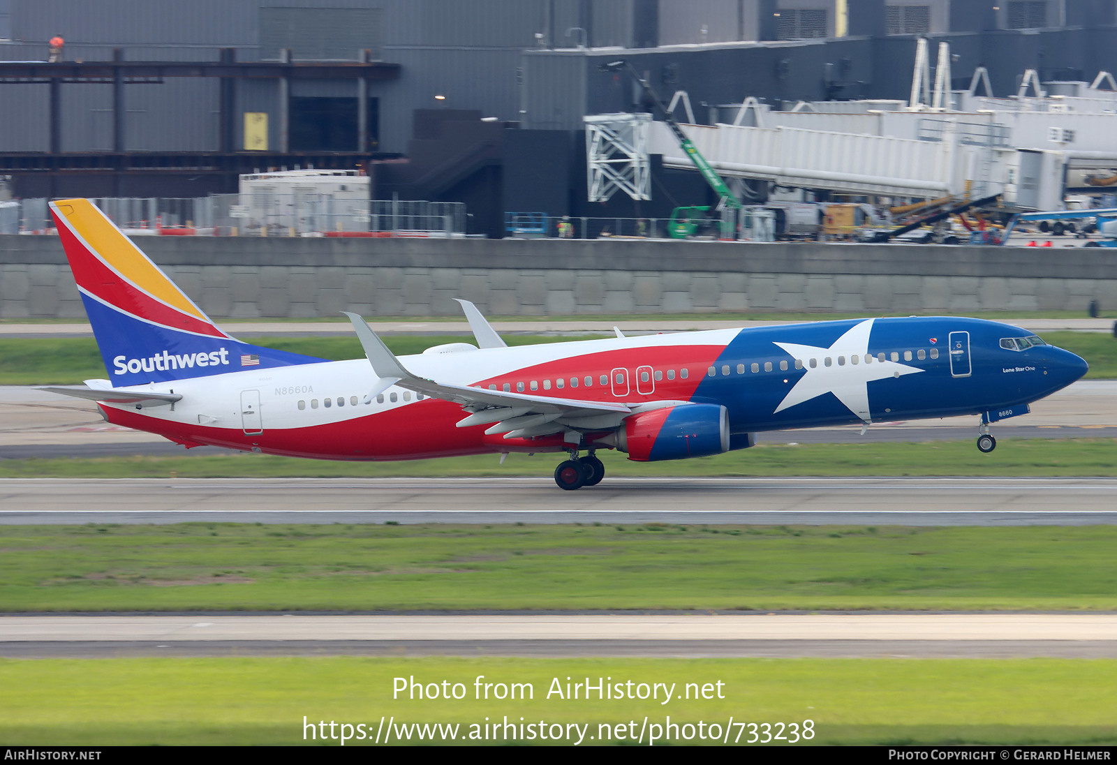 Aircraft Photo of N8660A | Boeing 737-8H4 | Southwest Airlines | AirHistory.net #733238