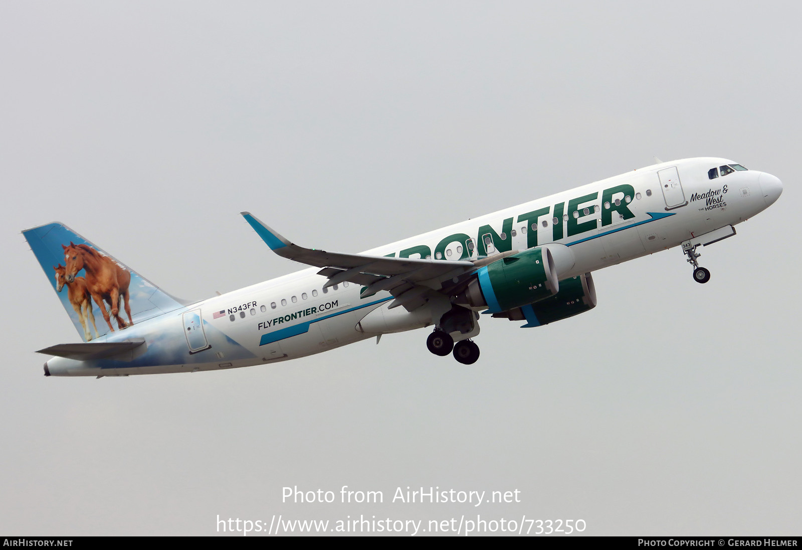 Aircraft Photo of N343FR | Airbus A320-251N | Frontier Airlines | AirHistory.net #733250