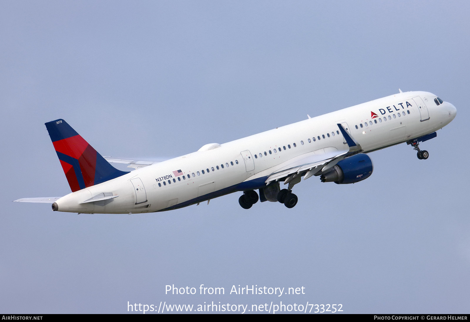 Aircraft Photo of N378DN | Airbus A321-211 | Delta Air Lines | AirHistory.net #733252