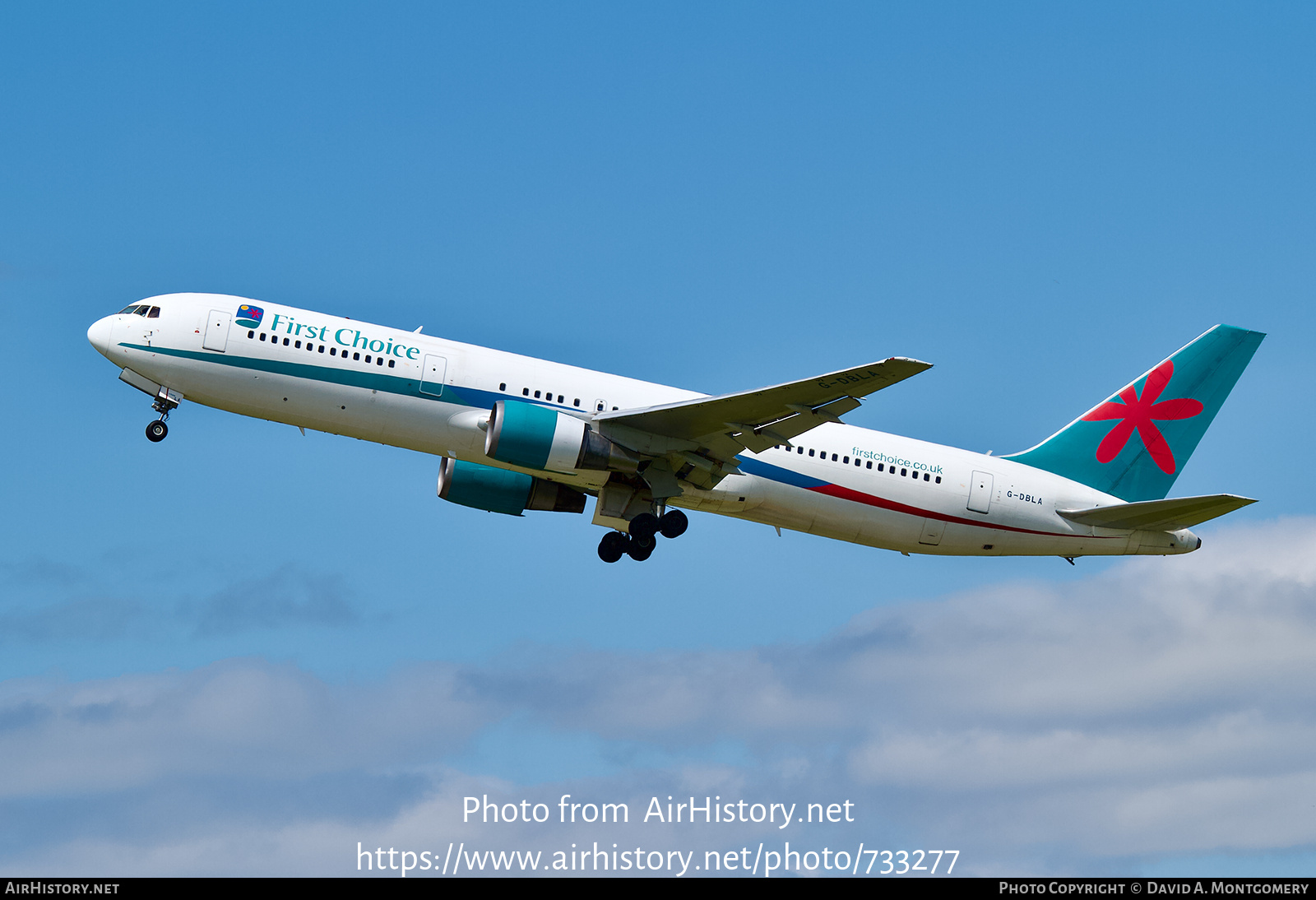 Aircraft Photo of G-DBLA | Boeing 767-35E/ER | First Choice Airways | AirHistory.net #733277