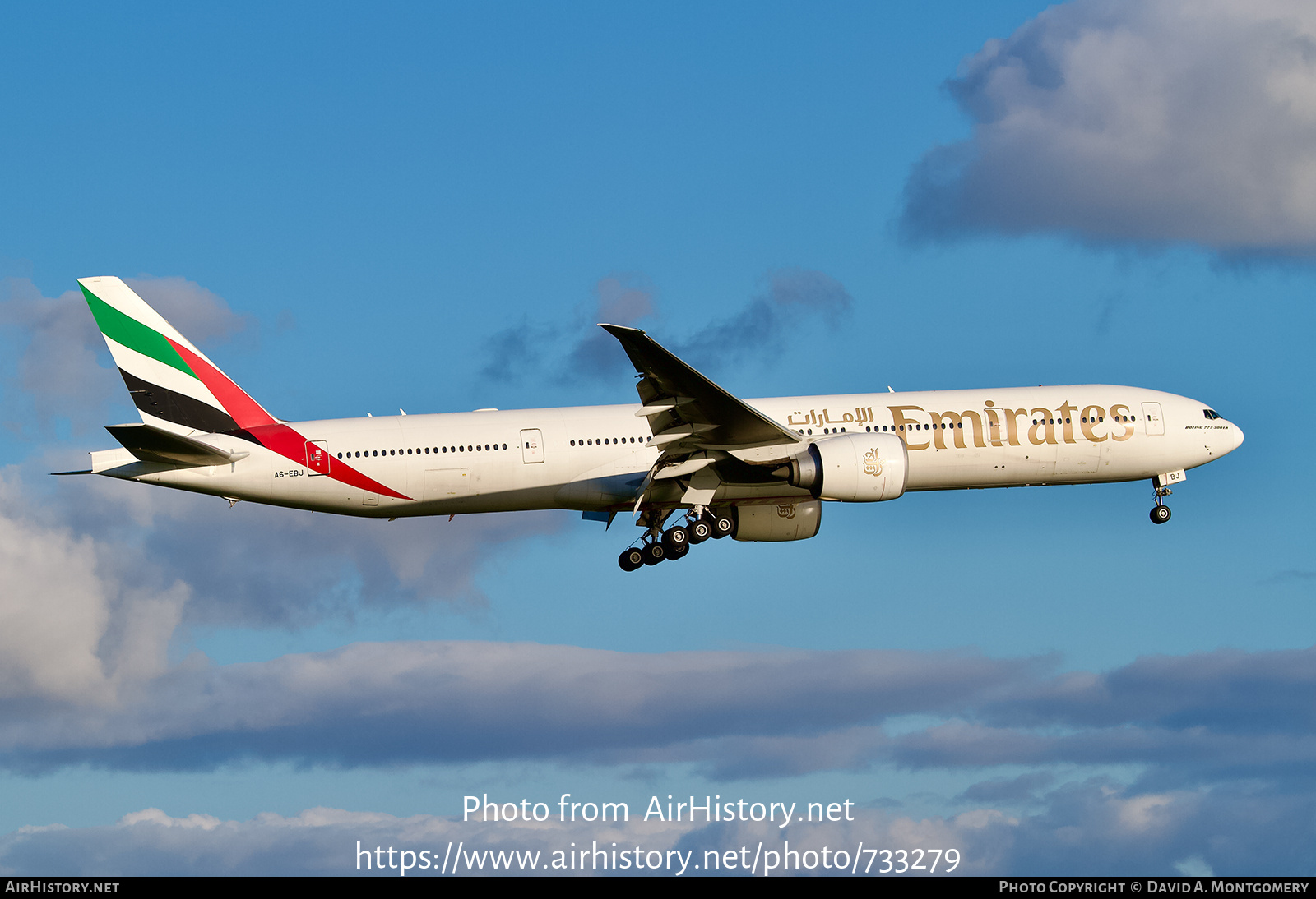 Aircraft Photo of A6-EBJ | Boeing 777-36N/ER | Emirates | AirHistory.net #733279