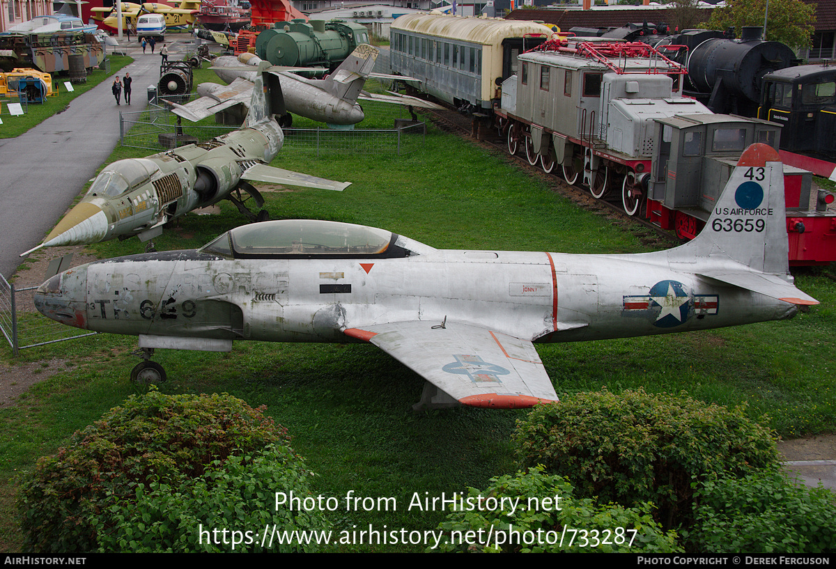 Aircraft Photo of 56-3659 / 63659 | Lockheed T-33A | USA - Air Force | AirHistory.net #733287