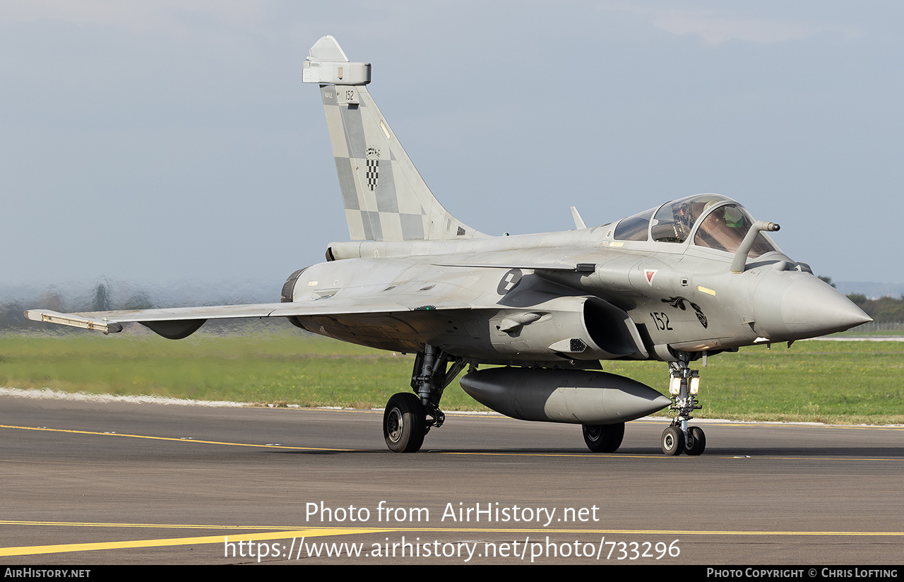 Aircraft Photo of 152 | Dassault Rafale C | Croatia - Air Force | AirHistory.net #733296