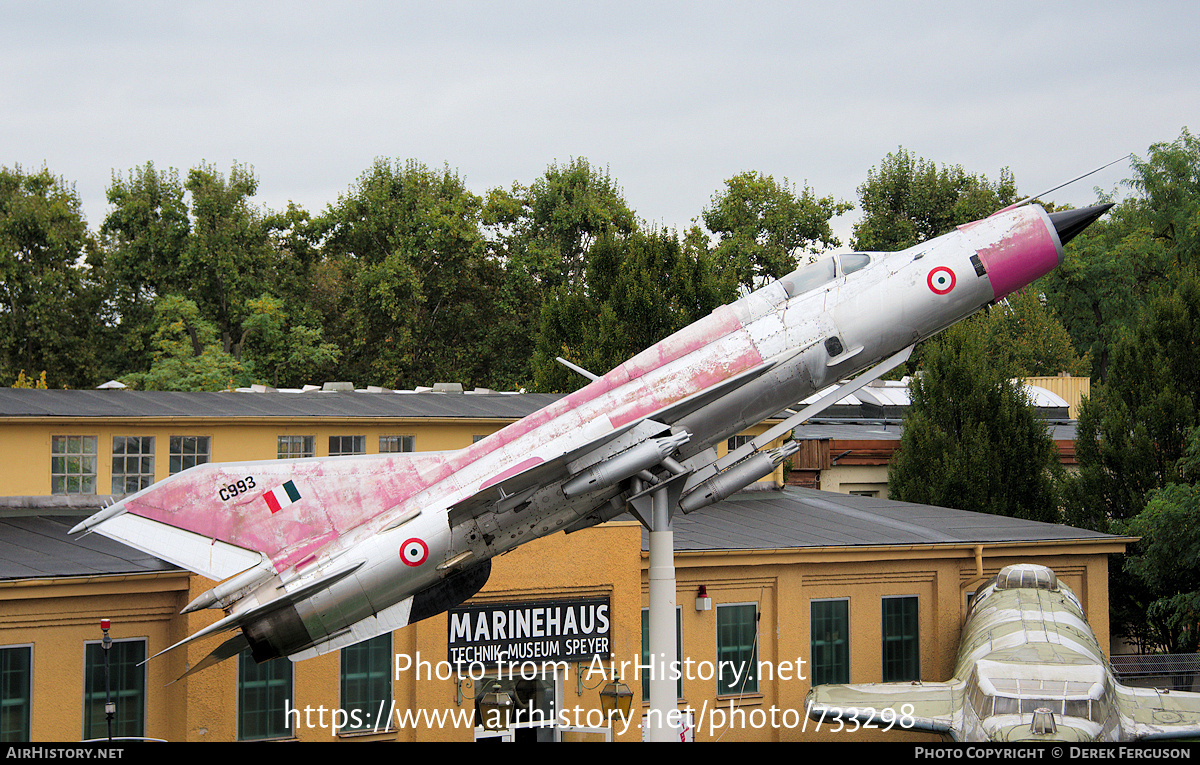 Aircraft Photo of C993 | Mikoyan-Gurevich MiG-21SPS | India - Air Force | AirHistory.net #733298