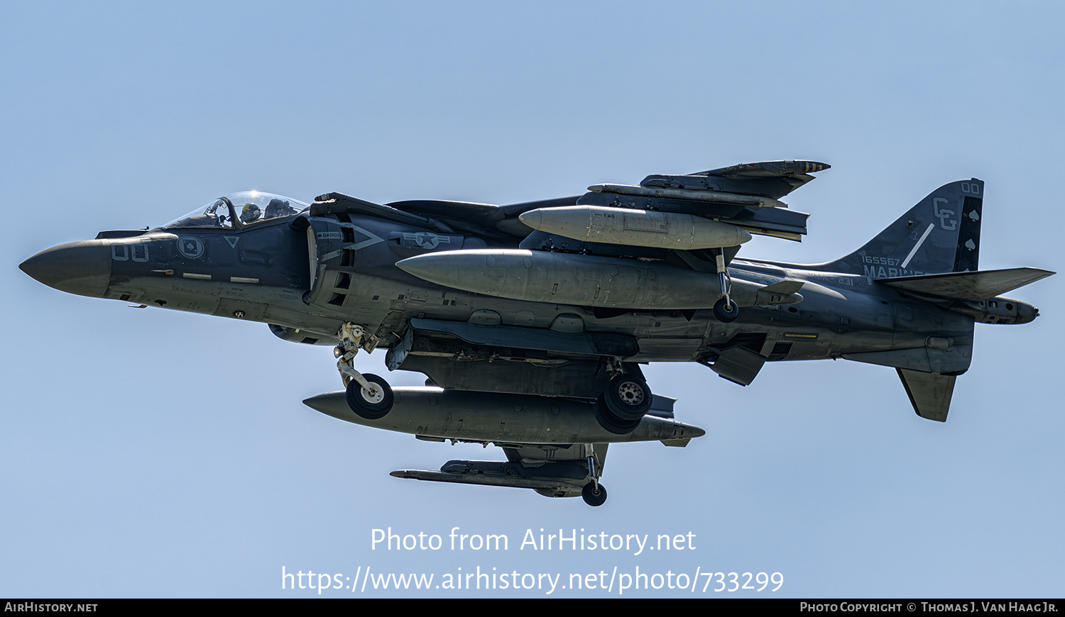 Aircraft Photo of 165567 | Boeing AV-8B(R) Harrier II+ | USA - Marines | AirHistory.net #733299