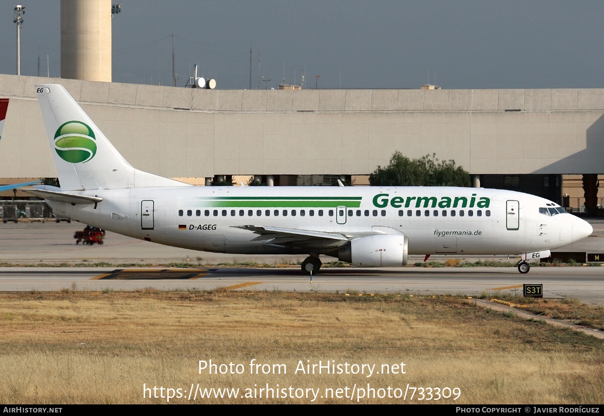 Aircraft Photo of D-AGEG | Boeing 737-35B | Germania | AirHistory.net #733309