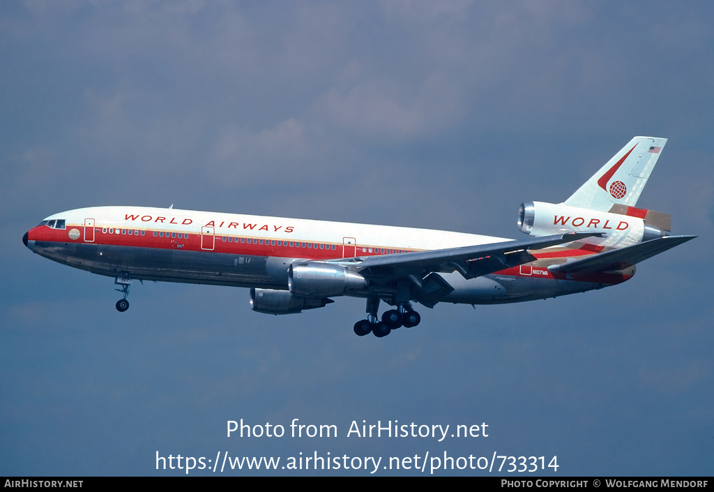 Aircraft Photo of N107WA | McDonnell Douglas DC-10-30CF | World Airways | AirHistory.net #733314