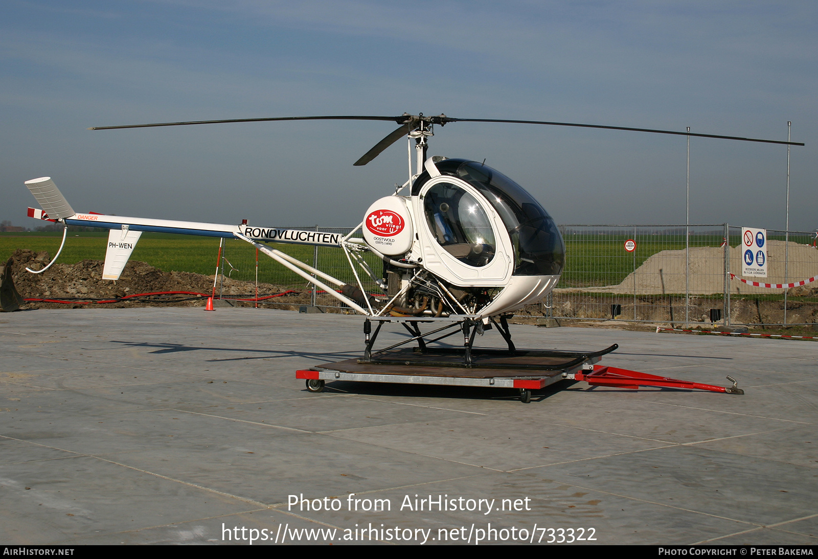 Aircraft Photo of PH-WEN | Hughes 269C 300C | Vliegbedrijf Tom van der Meulen | AirHistory.net #733322