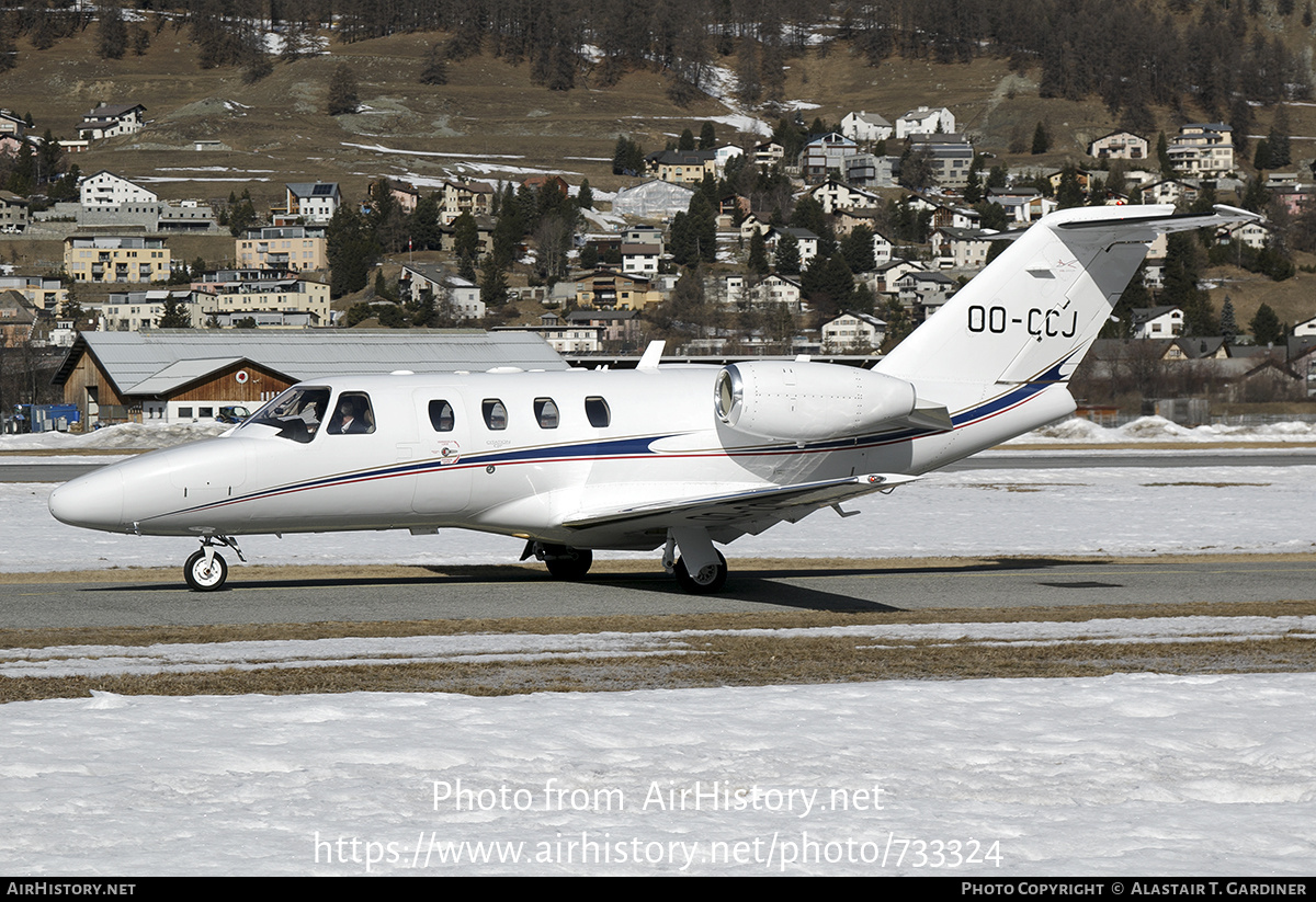 Aircraft Photo of OO-CCJ | Cessna 525 CitationJet CJ1+ | AirHistory.net #733324