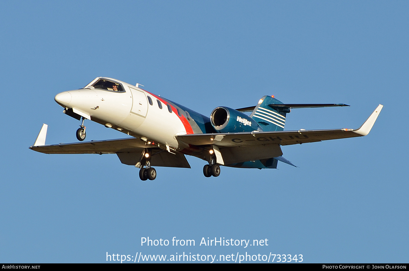 Aircraft Photo of C-GHJU | Learjet 31A | HeliJet | AirHistory.net #733343