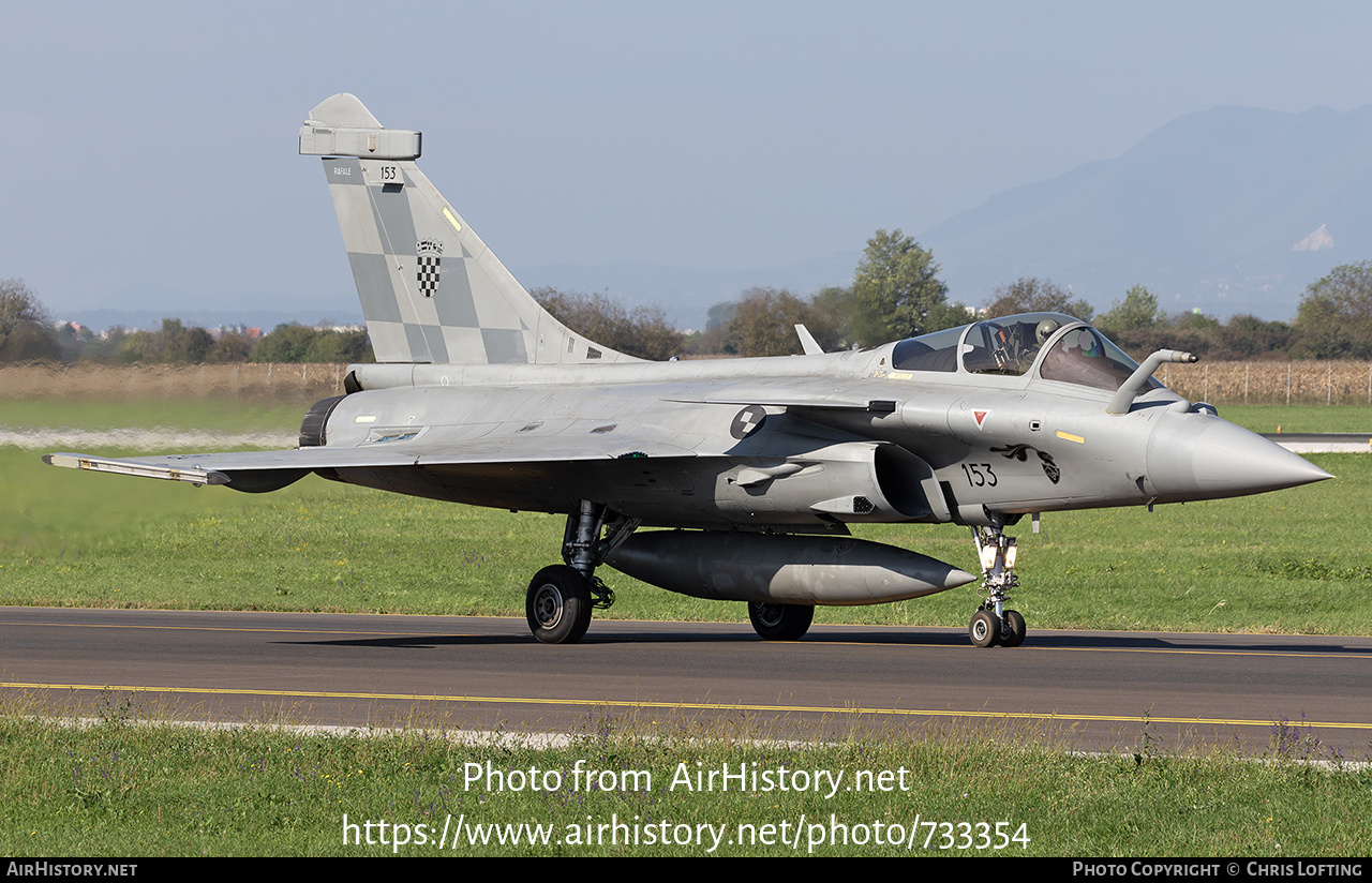 Aircraft Photo of 153 | Dassault Rafale C | Croatia - Air Force | AirHistory.net #733354