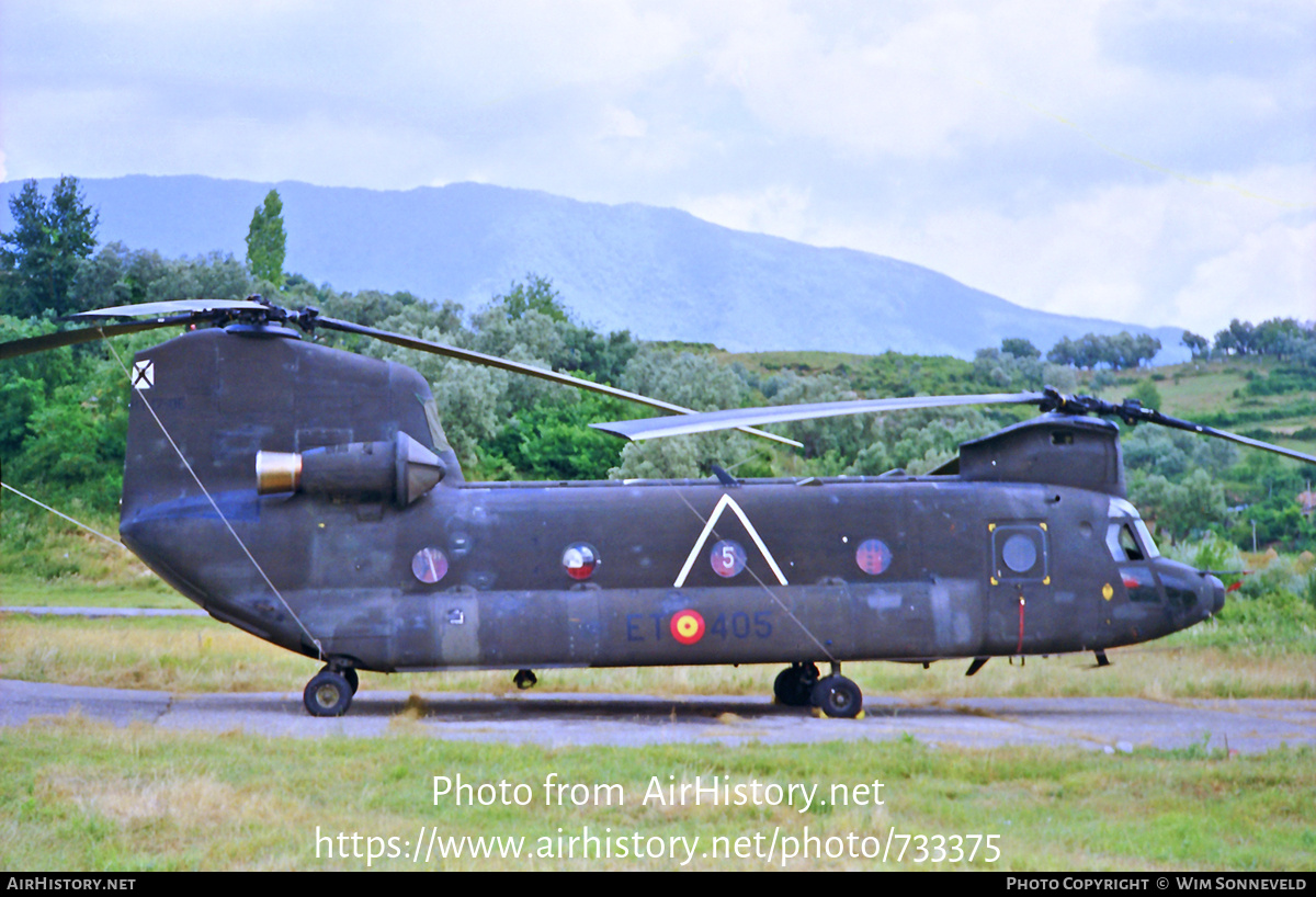 Aircraft Photo of HT.17-05 | Boeing Vertol CH-47D Chinook | Spain - Army | AirHistory.net #733375