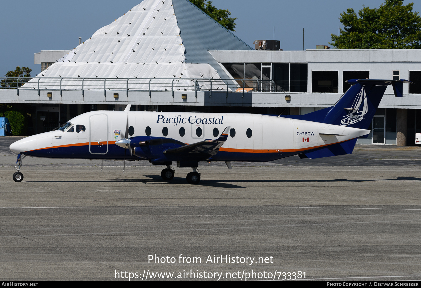 Aircraft Photo of C-GPCW | Raytheon 1900D | Pacific Coastal Airlines | AirHistory.net #733381