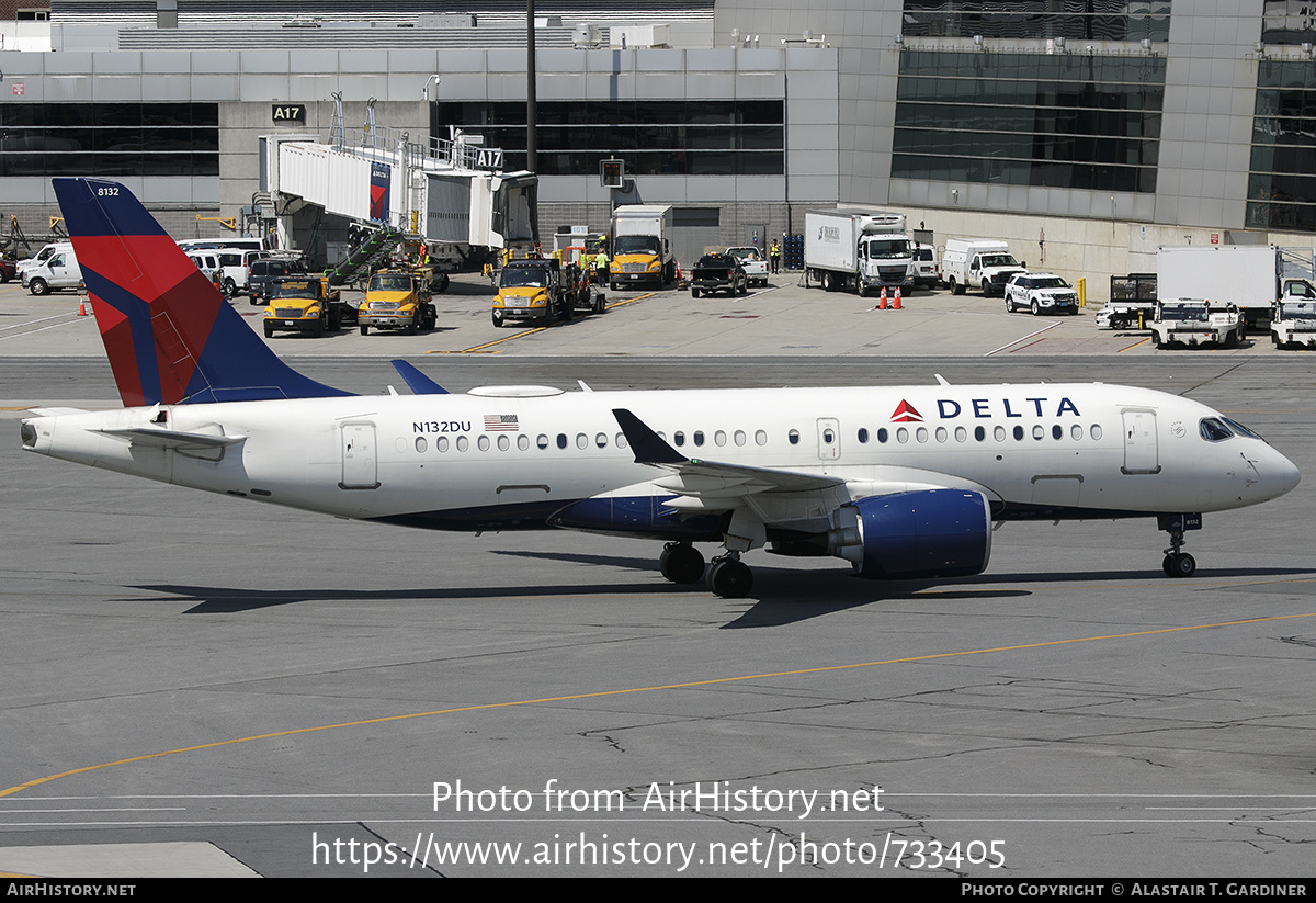 Aircraft Photo of N132DU | Airbus A220-100 (BD-500-1A10) | Delta Air Lines | AirHistory.net #733405