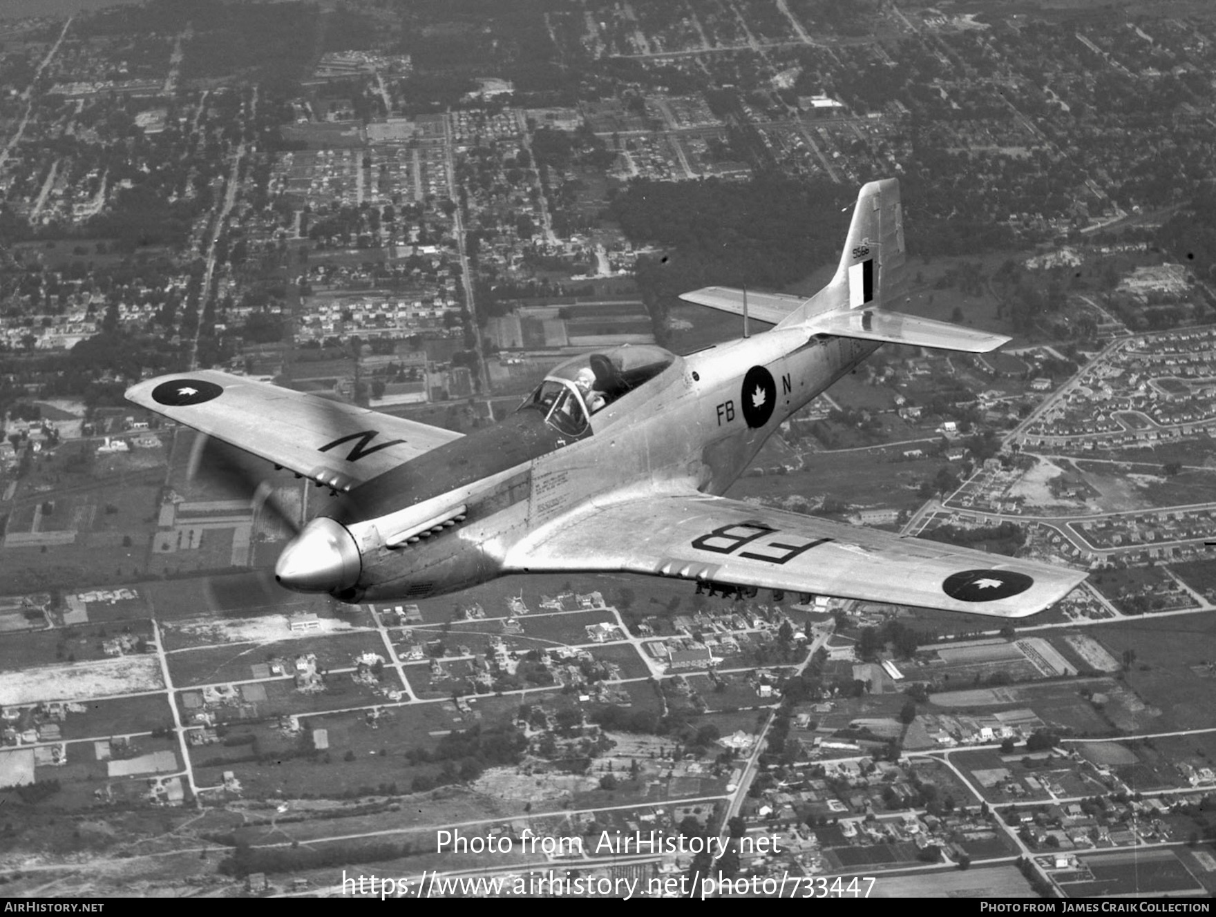 Aircraft Photo of 9566 | North American P-51D Mustang Mk4 | Canada - Air Force | AirHistory.net #733447