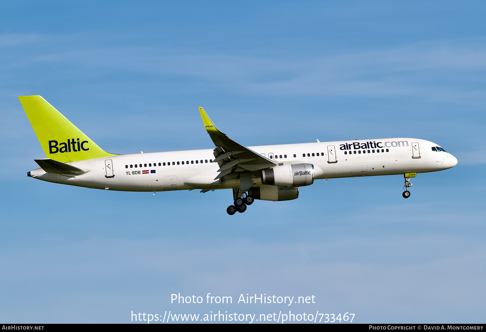 Aircraft Photo of YL-BDB | Boeing 757-256 | AirBaltic | AirHistory.net #733467