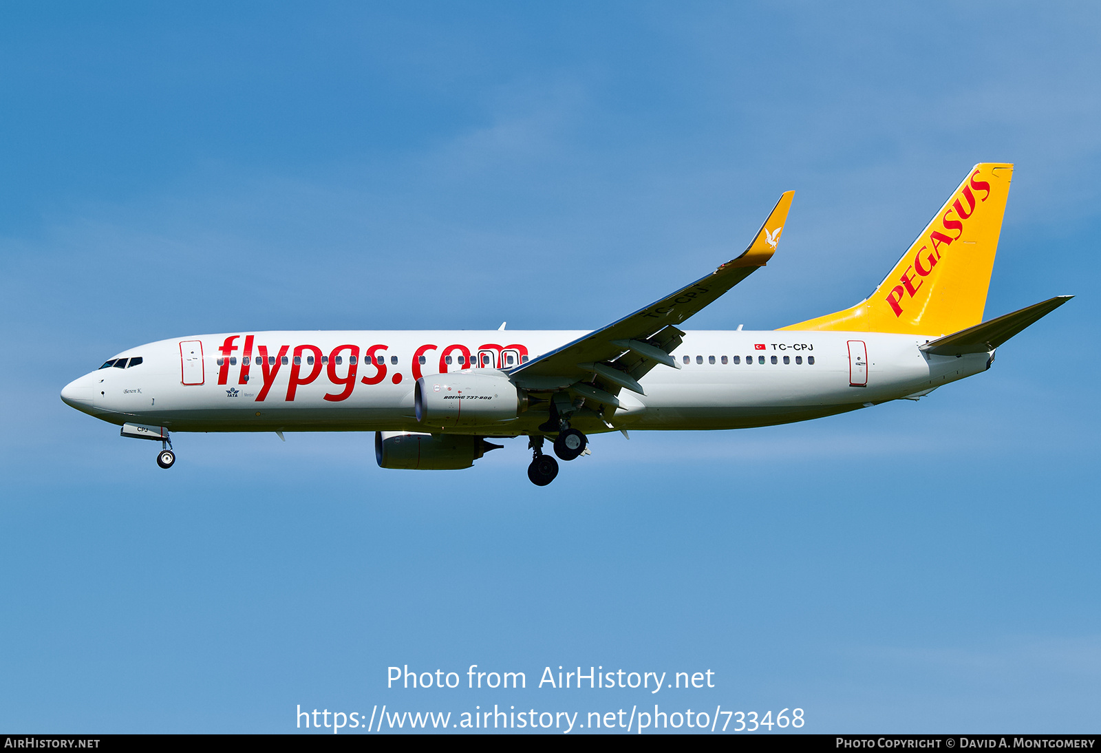 Aircraft Photo of TC-CPJ | Boeing 737-82R | Pegasus Airlines | AirHistory.net #733468