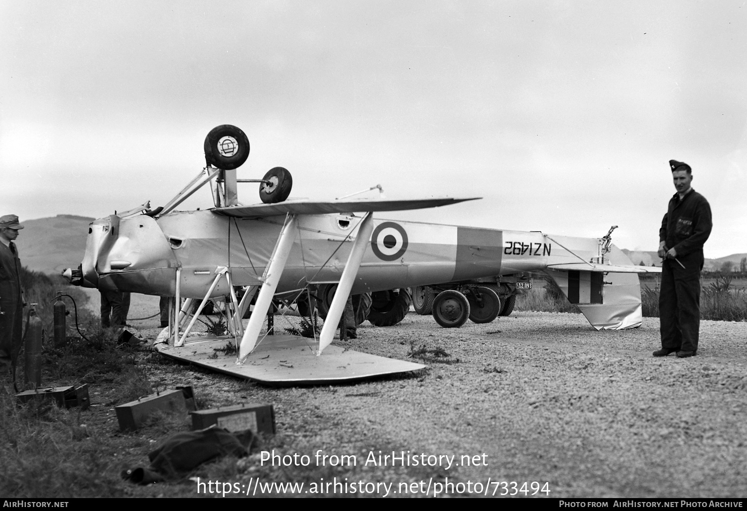 Aircraft Photo of NZ1492 | De Havilland D.H. 82A Tiger Moth | New Zealand - Air Force | AirHistory.net #733494