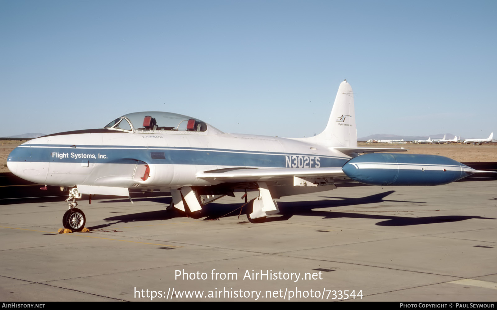 Aircraft Photo of N302FS | Canadair CT-133 Silver Star 3 | Flight Systems Inc. | AirHistory.net #733544