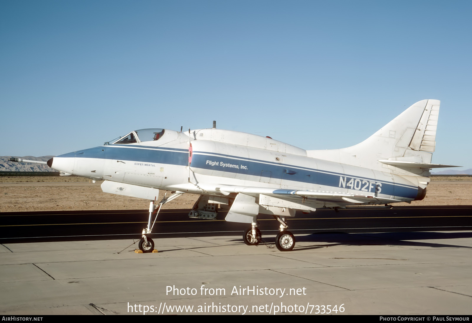 Aircraft Photo of N402FS | Douglas A-4L Skyhawk | Flight Systems Inc. | AirHistory.net #733546