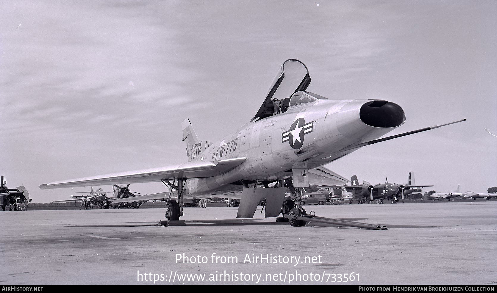 Aircraft Photo of 52-5775 / 25775 | North American F-100A Super Sabre | USA - Air Force | AirHistory.net #733561