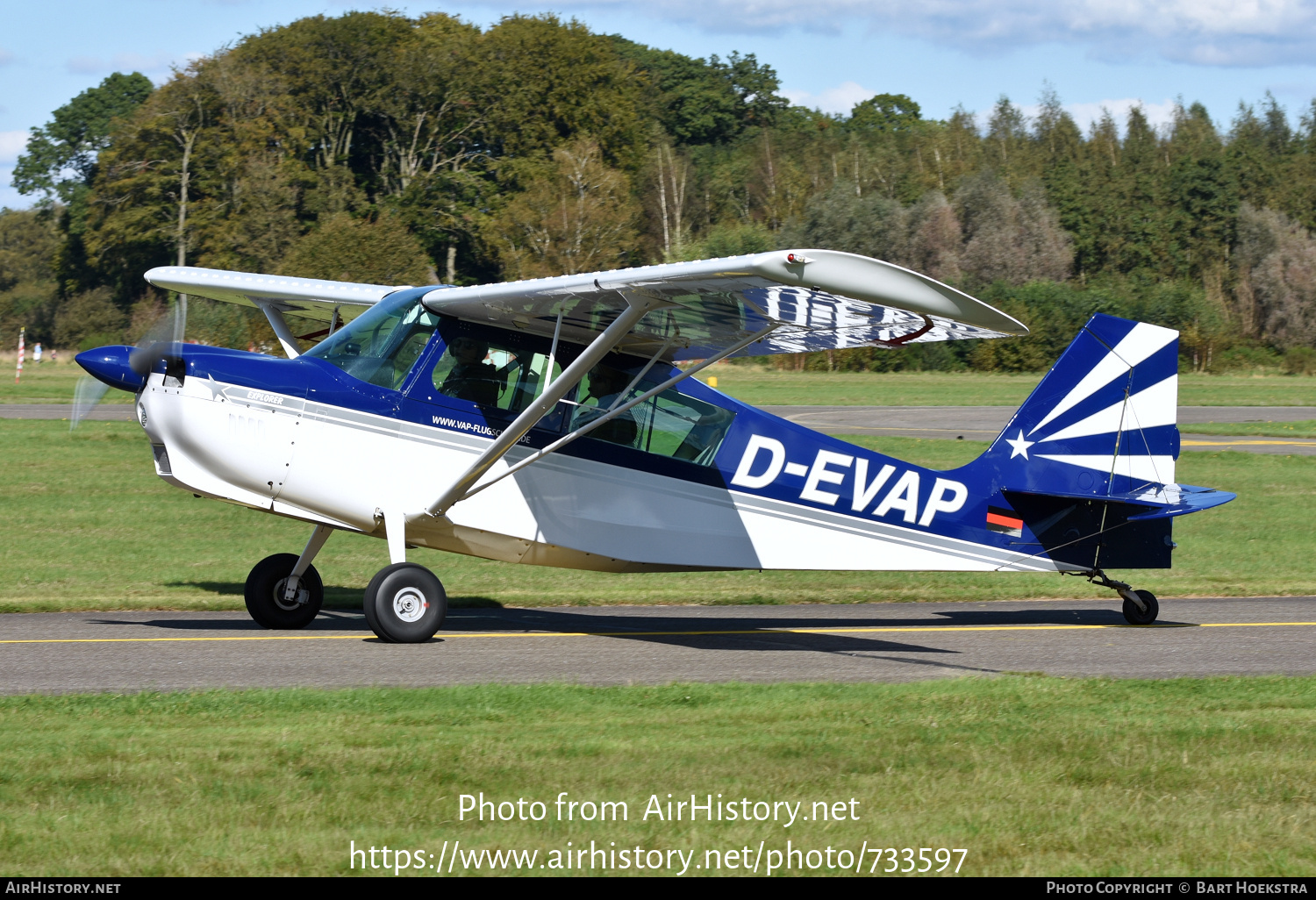 Aircraft Photo of D-EVAP | American Champion 7GCBC Citabria Explorer | VAP Flugschule | AirHistory.net #733597